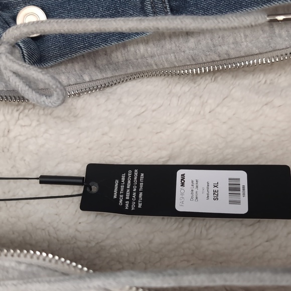 Fashion Nova double layer denim jacket - Picture 4 of 4